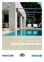 Die sichere Verlegung von hochwertigem Keramikelementen